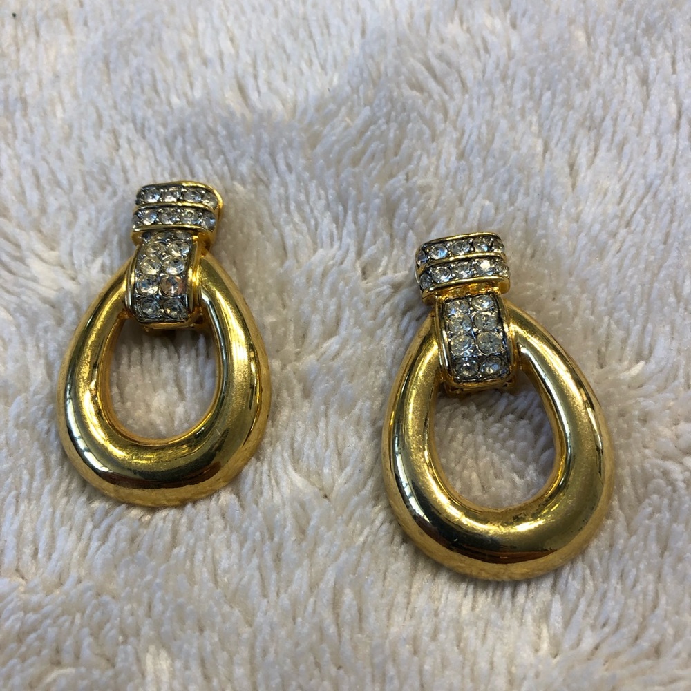 Elegant Gold and Silver Earrings